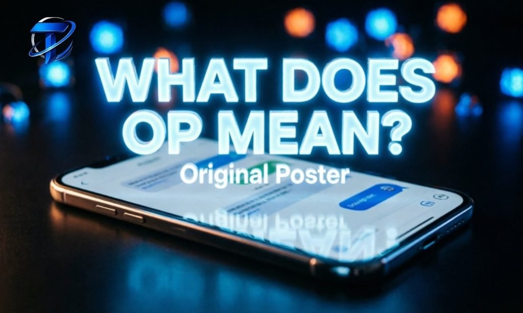 What Does OP Mean in Text