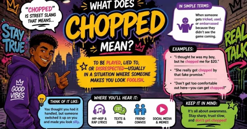 Chopped Meaning Slang – Quick Meaning