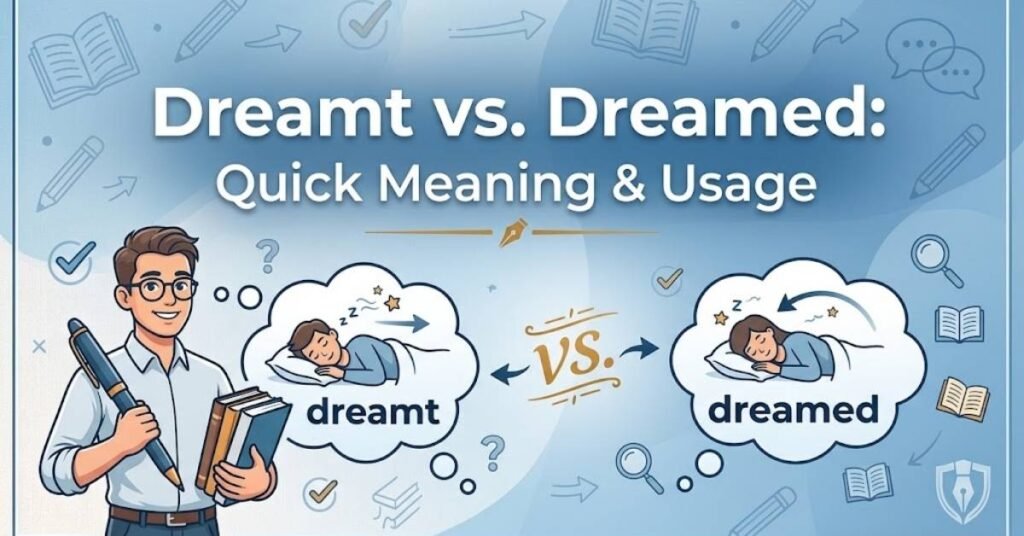 Dreamt or Dreamed – Quick Meaning
