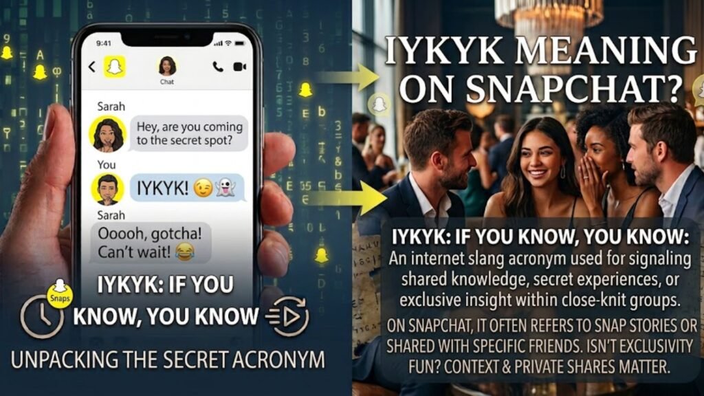 IYKYK Meaning on Snapchat
