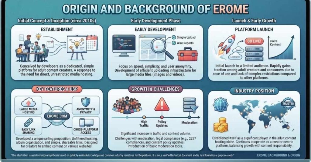 Origin and Background of Erome