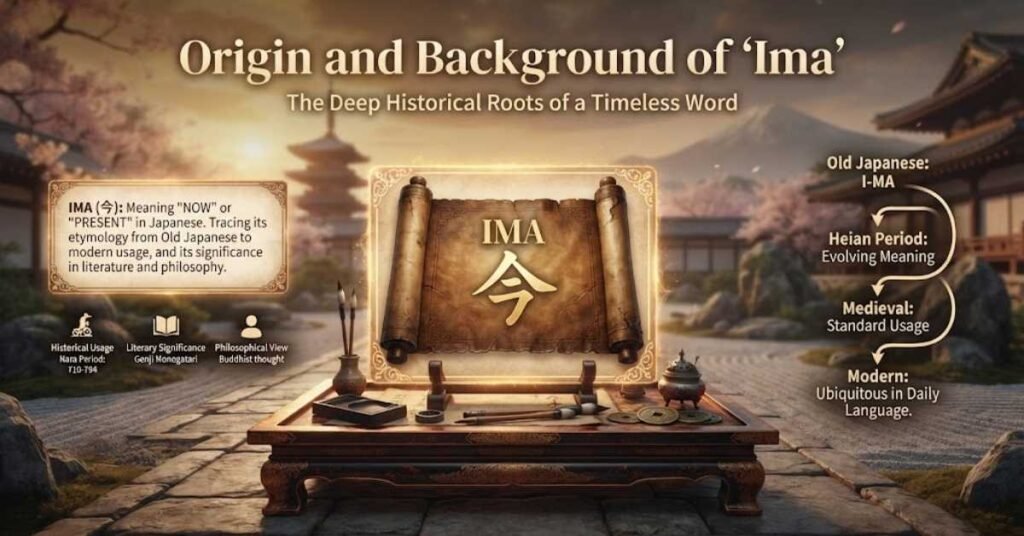 Origin and Background of "Ima"
