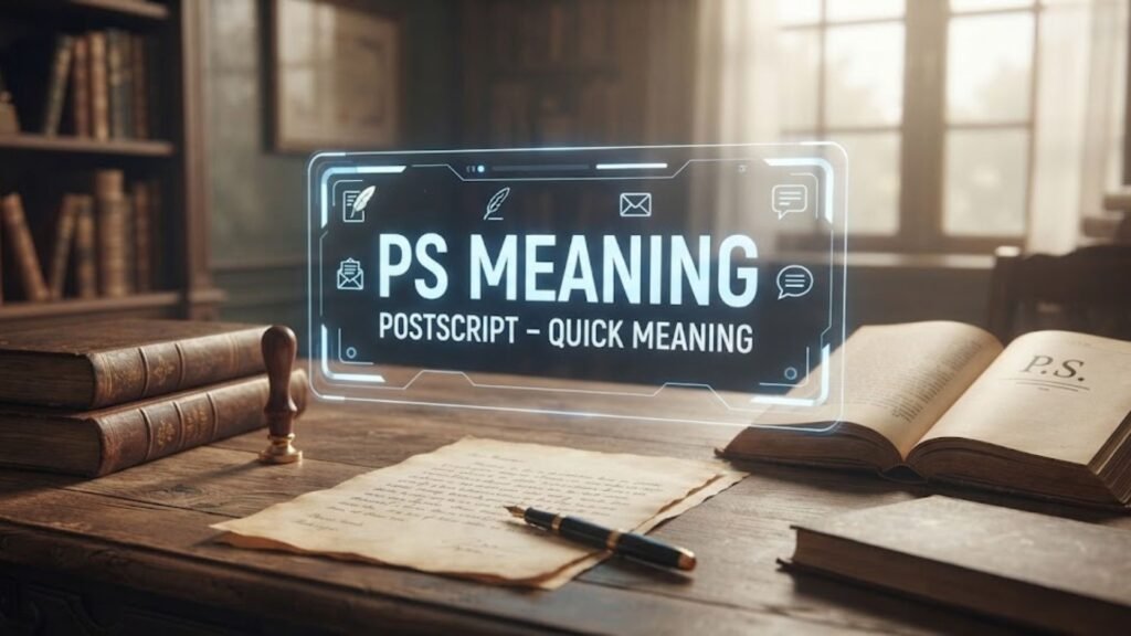 PS Meaning – Quick Meaning