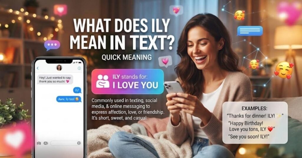 What Does ILY Mean in Text? Quick Meaning