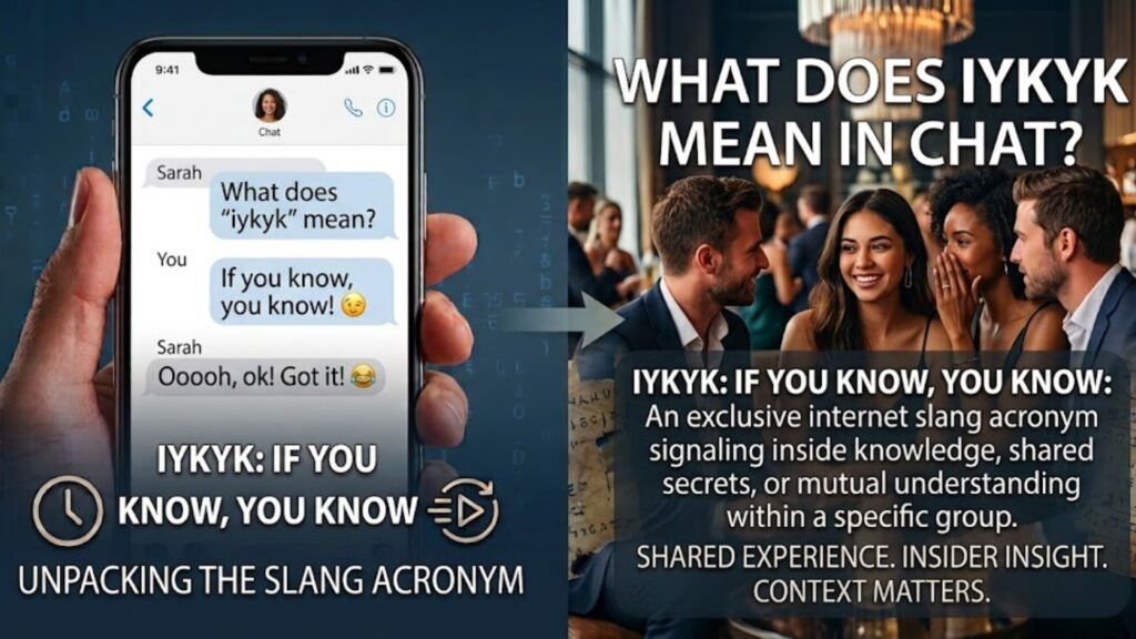 What Does IYKYK Mean in Chat?