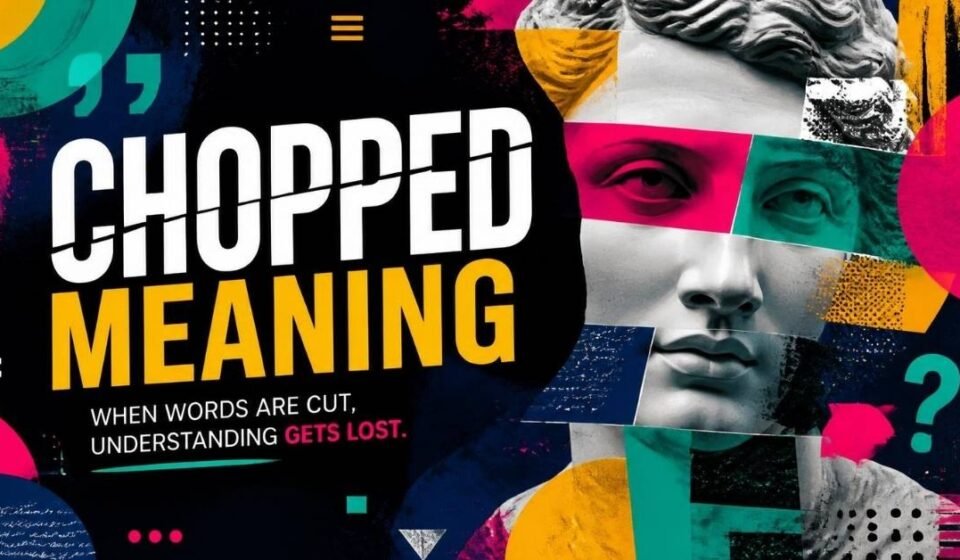 chopped meaning