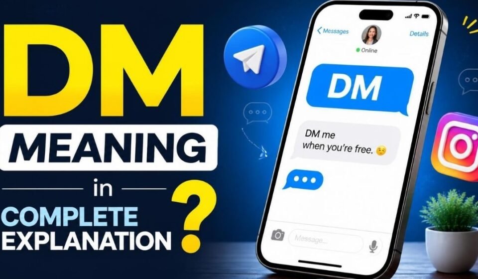 dm meaning in text