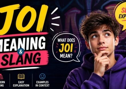 joi meaning slang