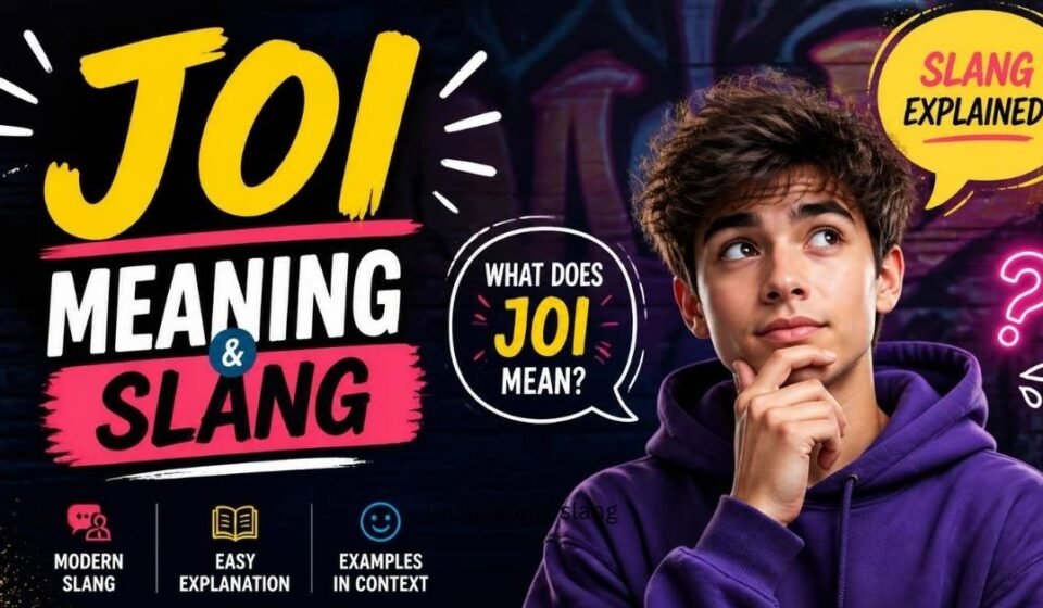 joi meaning slang