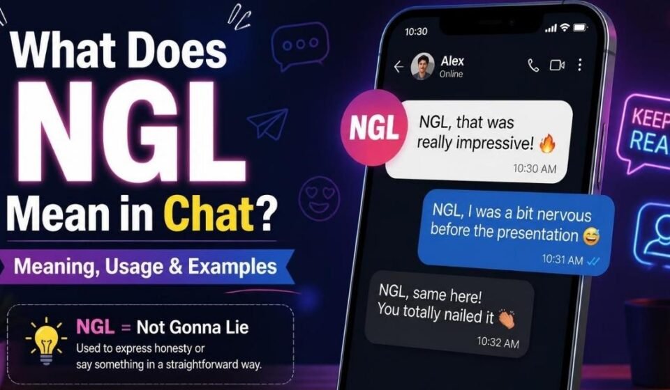 meaning of ngl in chat