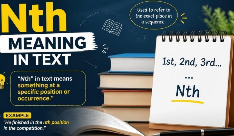 nth meaning in text