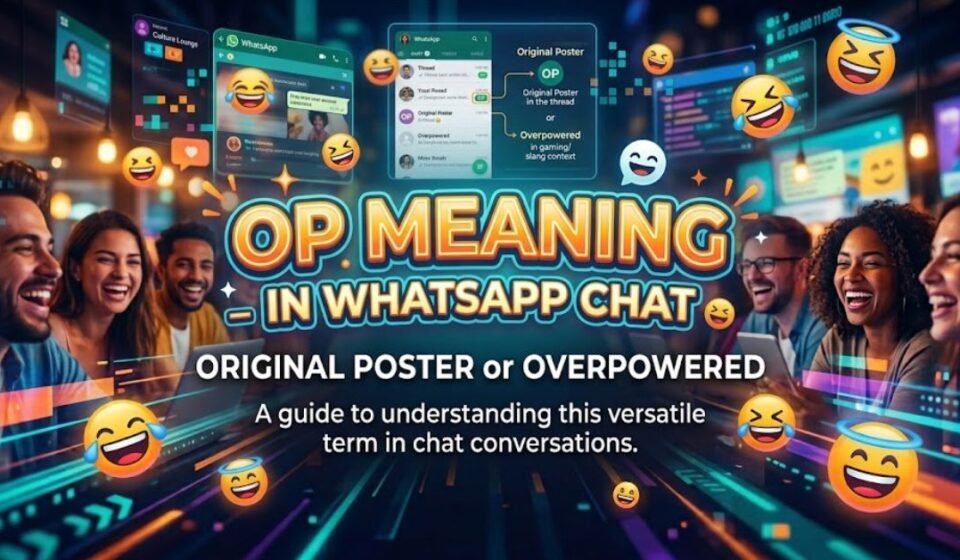 op meaning in whatsapp chat