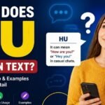 what does hu mean in text