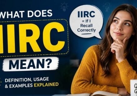 what does iirc mean