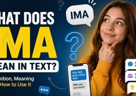 what does ima mean in text