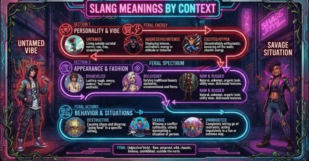 Feral Slang Meanings by Context