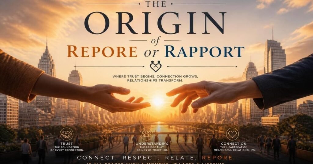 The Origin of Repore or Rapport